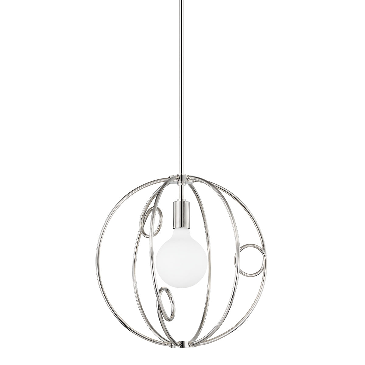 Mitzi - H485701S-PN - One Light Pendant - Alanis - Polished Nickel