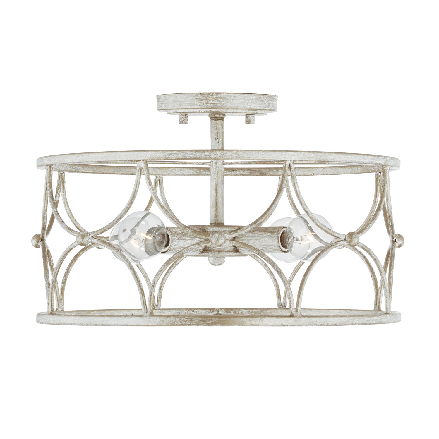 Capital Lighting - 243341WW - Four Light Semi Flush Mount - Ricci - Winter White