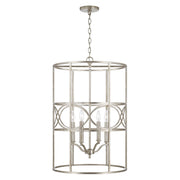 Capital Lighting - 542341AS - Four Light Foyer Pendant - Sylvia - Antique Silver