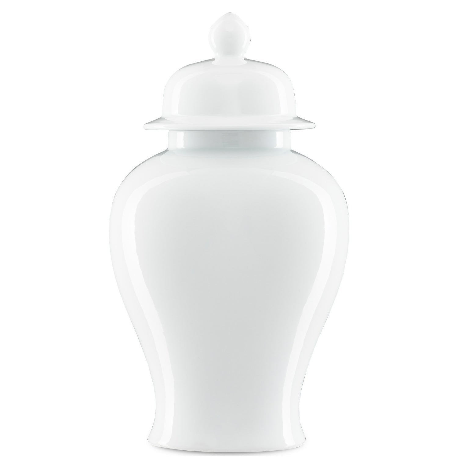 Currey and Company - 1200-0222 - Jar - Imperial Collection - Imperial White