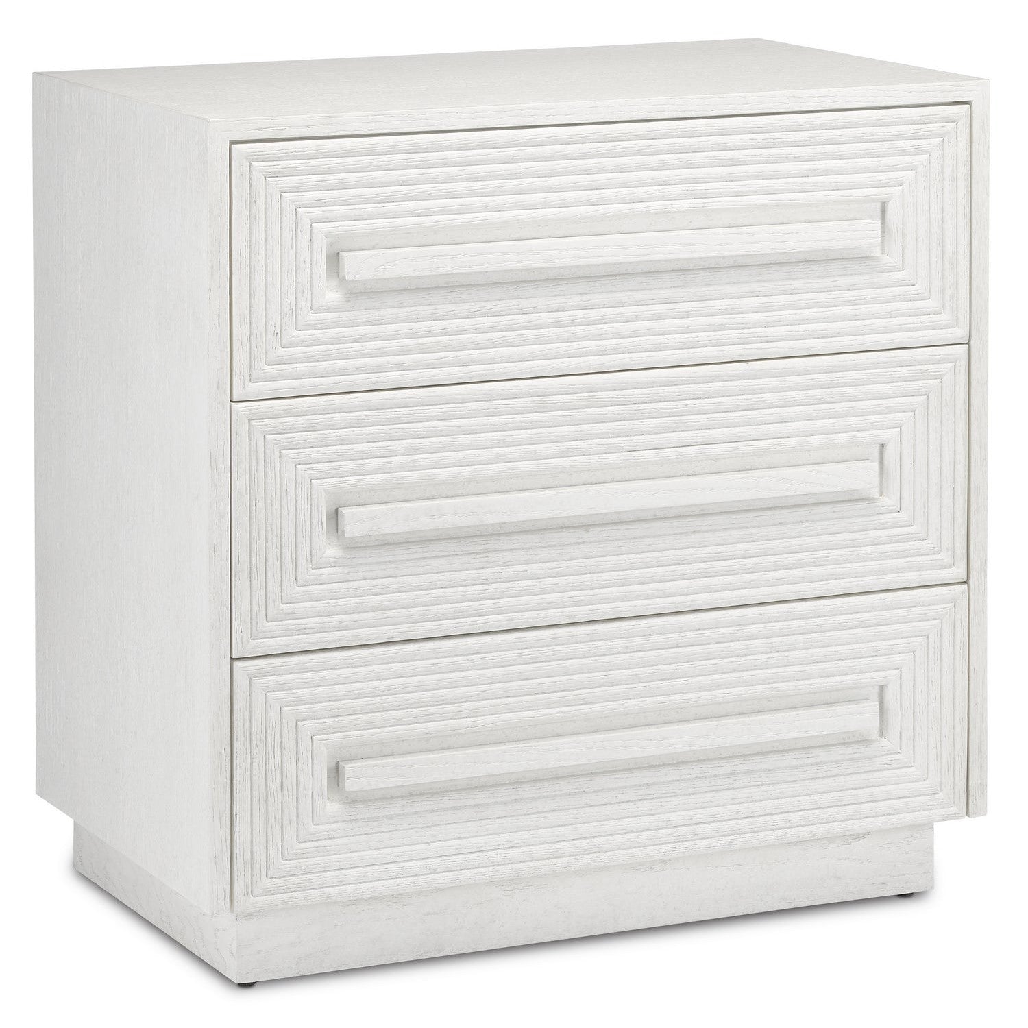 Currey and Company - 3000-0150 - Chest - Morombe Collection - Cerused White