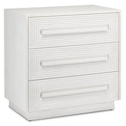 Currey and Company - 3000-0150 - Chest - Morombe Collection - Cerused White