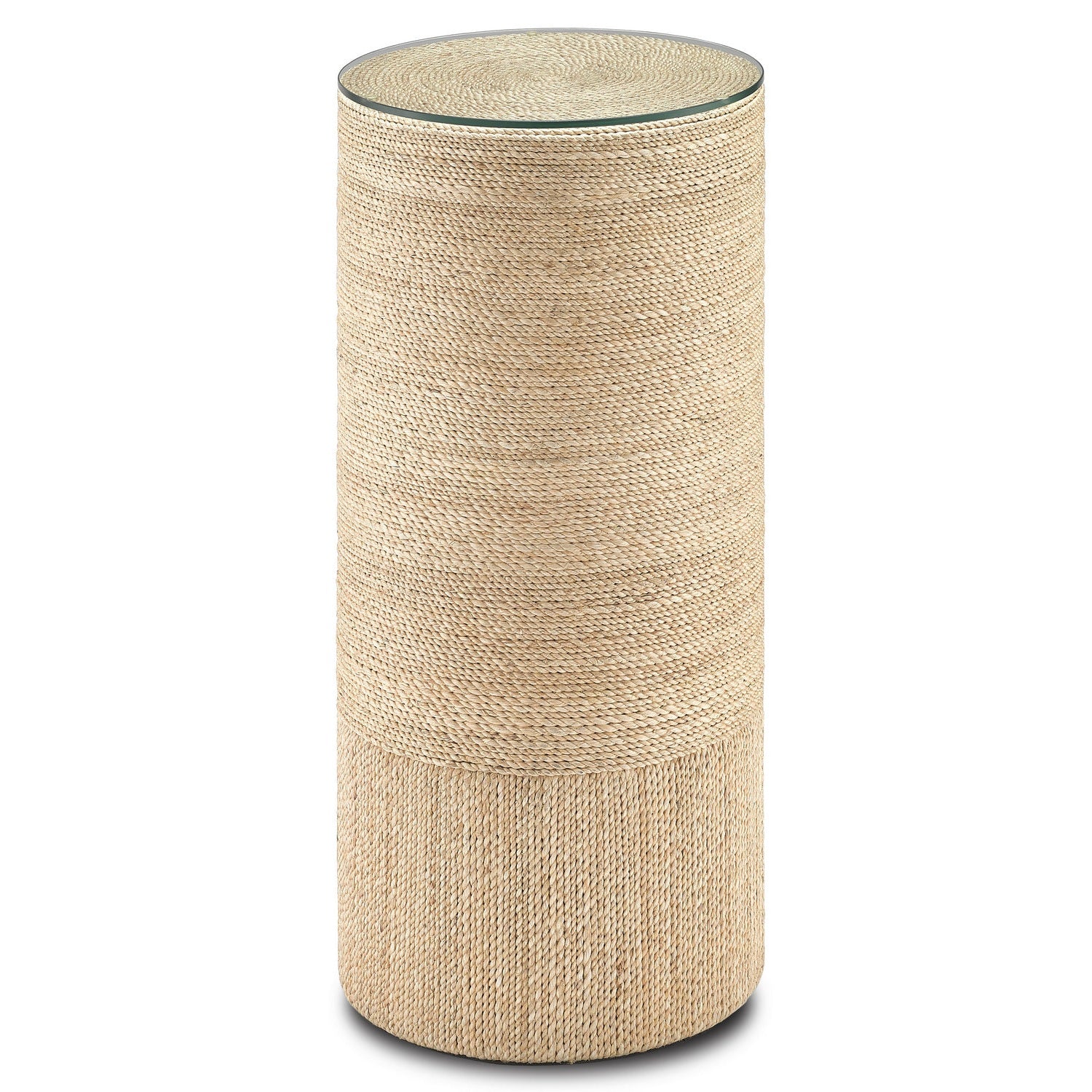 Currey and Company - 3000-0172 - Accent Table/Pedestal - Macati Collection - Natural