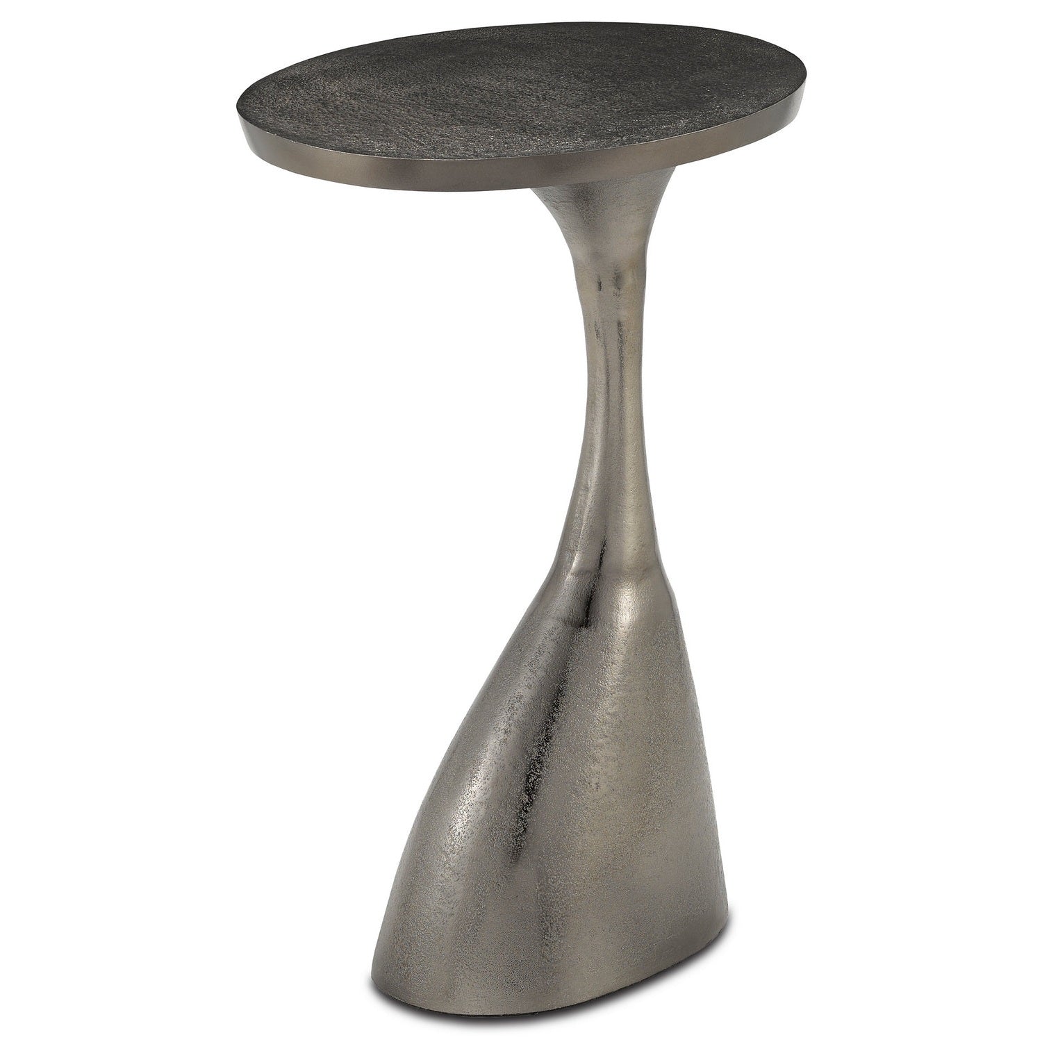Currey and Company - 4000-0104 - Accent Table - Ishaan Collection - Black Nickel