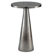 Currey and Company - 4000-0105 - Accent Table - Tondo Collection - Black Nickel