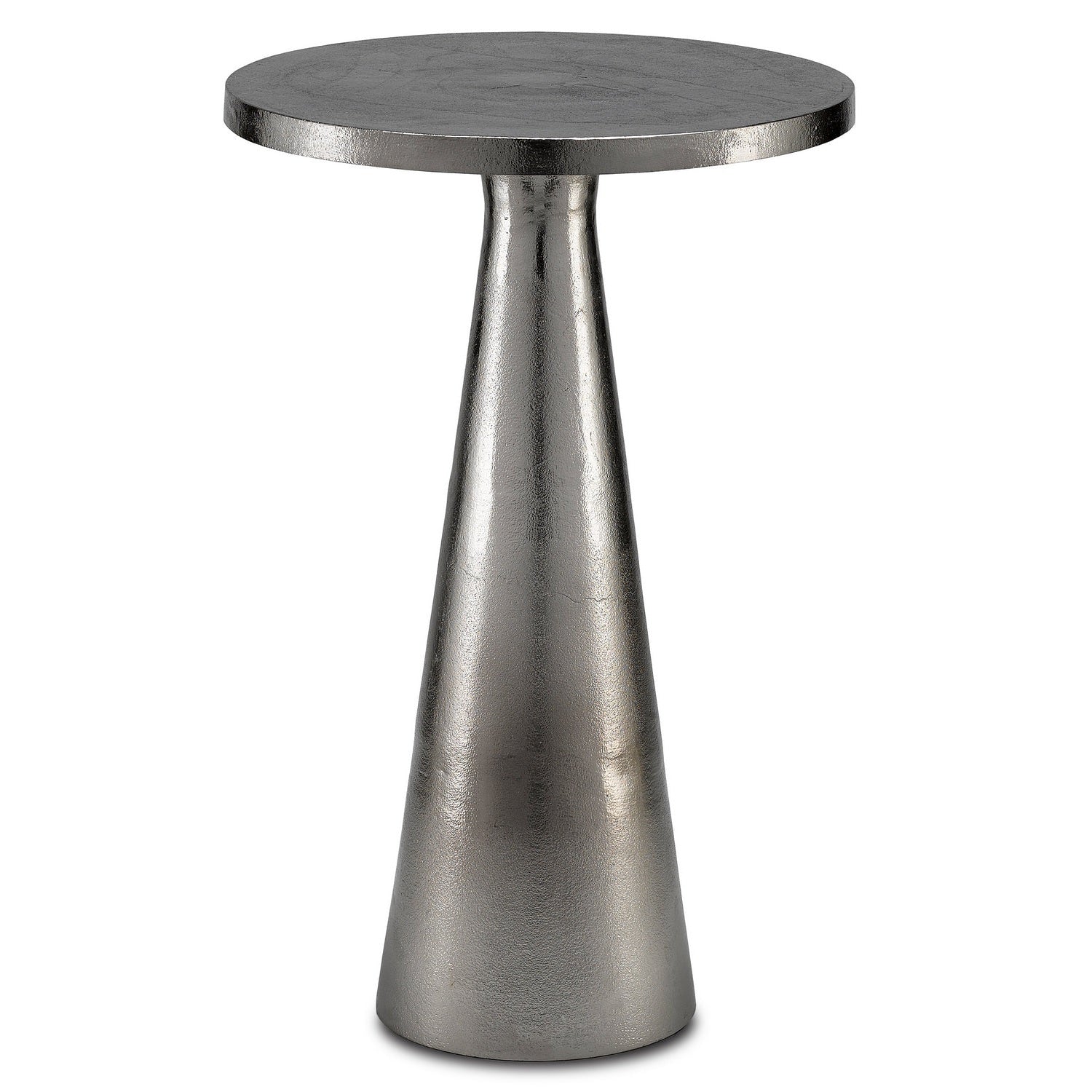 Currey and Company - 4000-0105 - Accent Table - Tondo Collection - Black Nickel