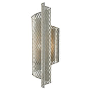 Currey and Company - 5000-0168 - One Light Wall Sconce - Penfold Collection - Contemporary Silver Leaf/Painted Contemporary Silver