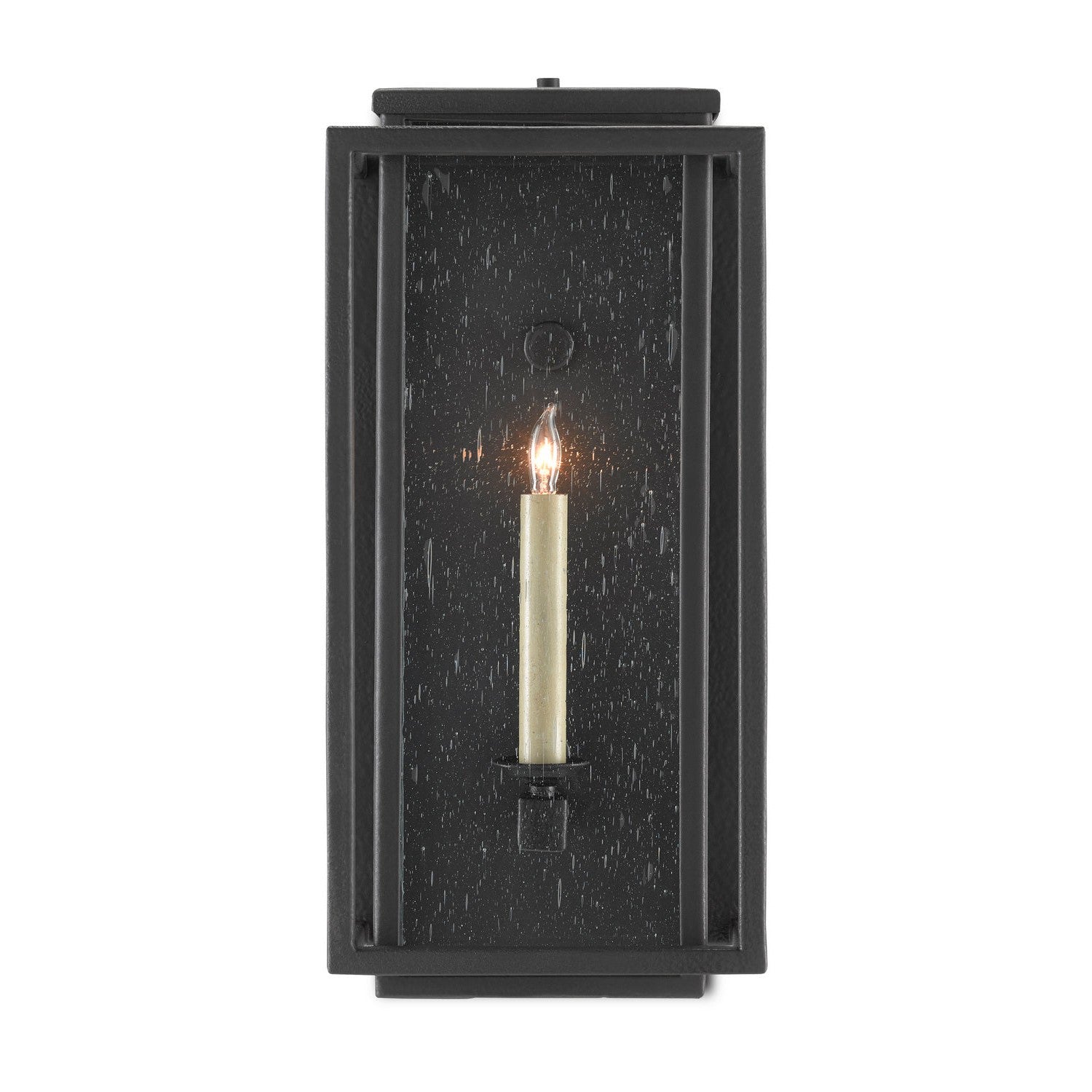 Currey and Company - 5500-0040 - One Light Outdoor Wall Sconce - Wright Collection - Midnight