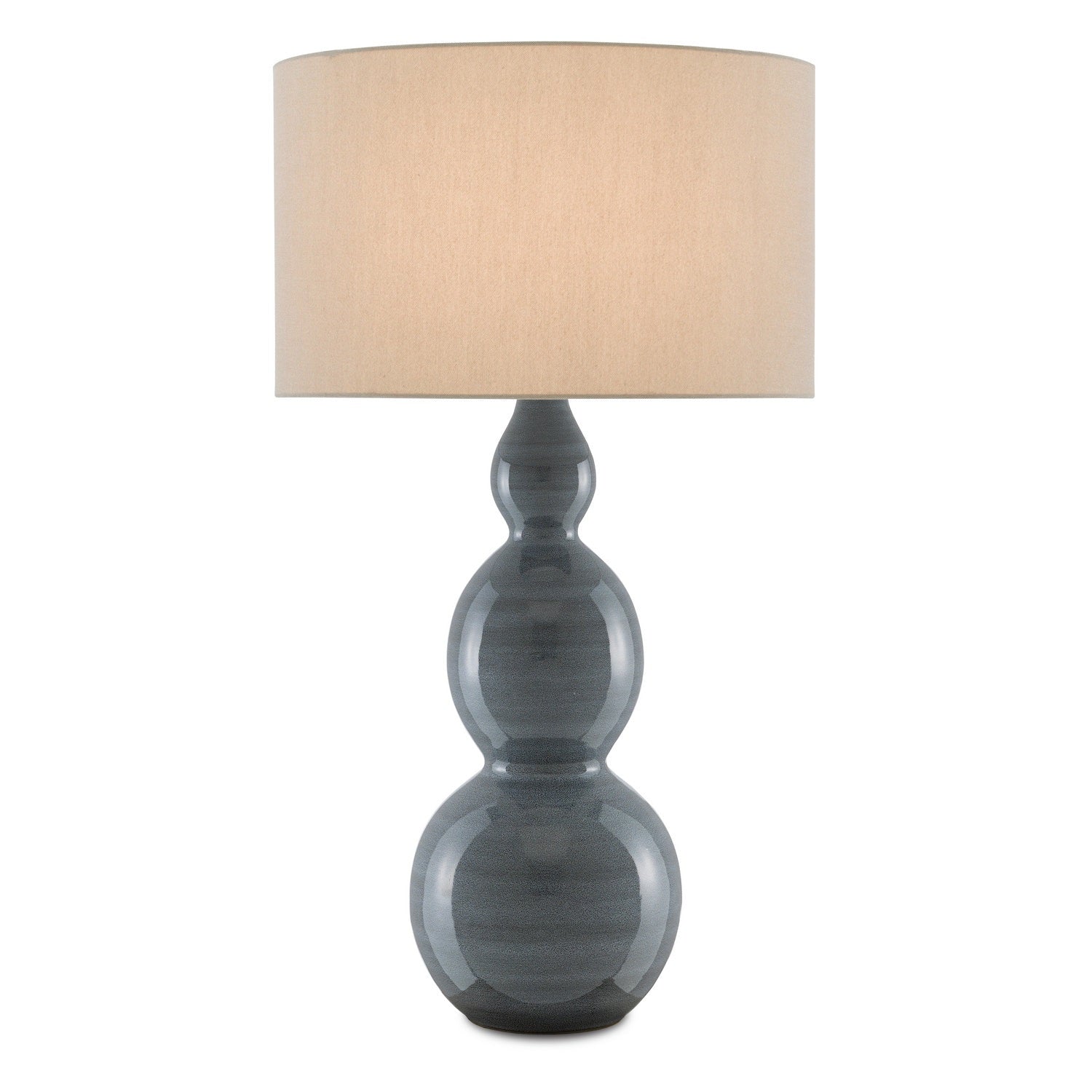 Currey and Company - 6000-0676 - One Light Table Lamp - Cymbeline Gray Table Lamp - Steel Blue