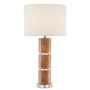 Currey and Company - 6000-0679 - One Light Table Lamp - Birdseye Table Lamp - Birdseye Maple Veneer