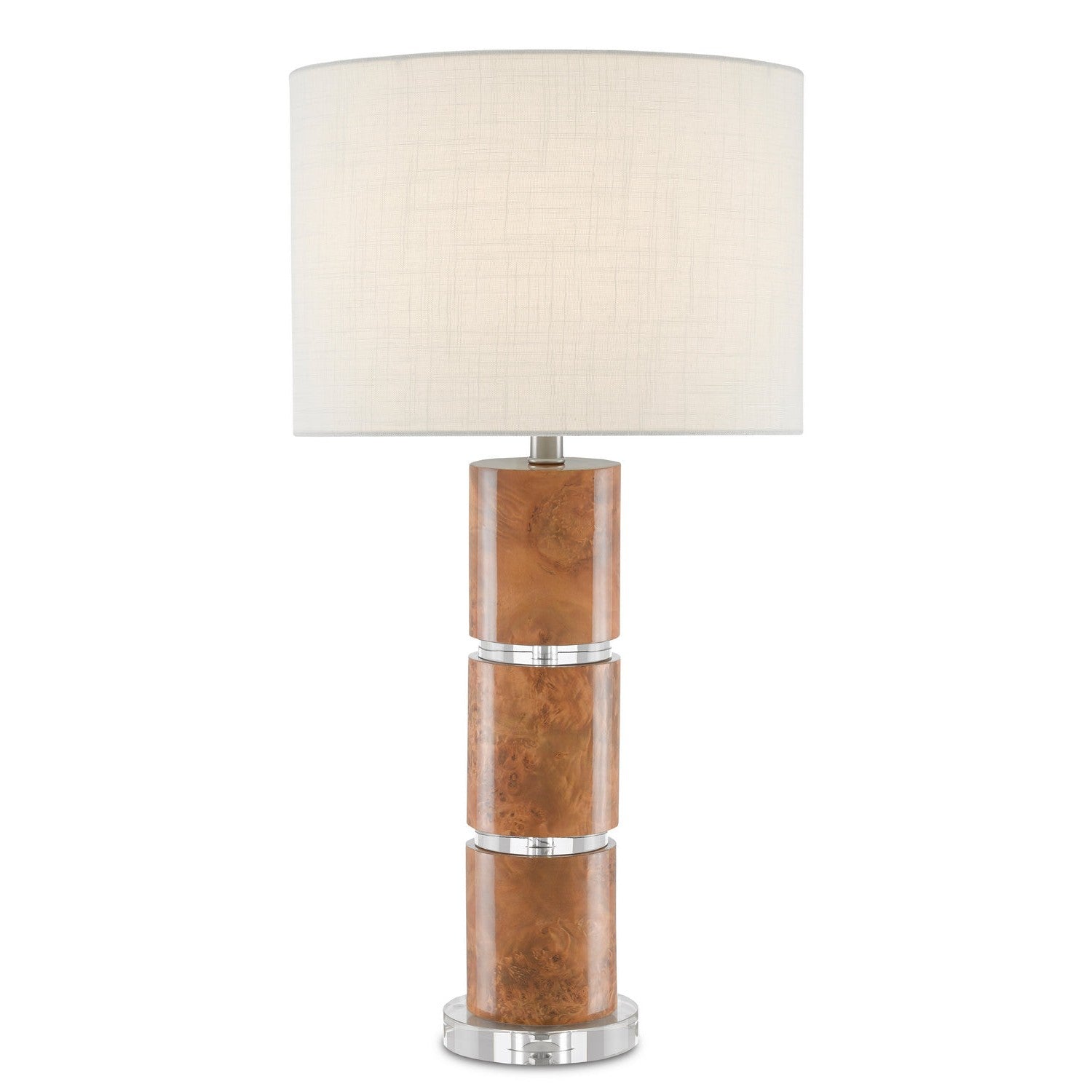 Currey and Company - 6000-0679 - One Light Table Lamp - Birdseye Table Lamp - Birdseye Maple Veneer