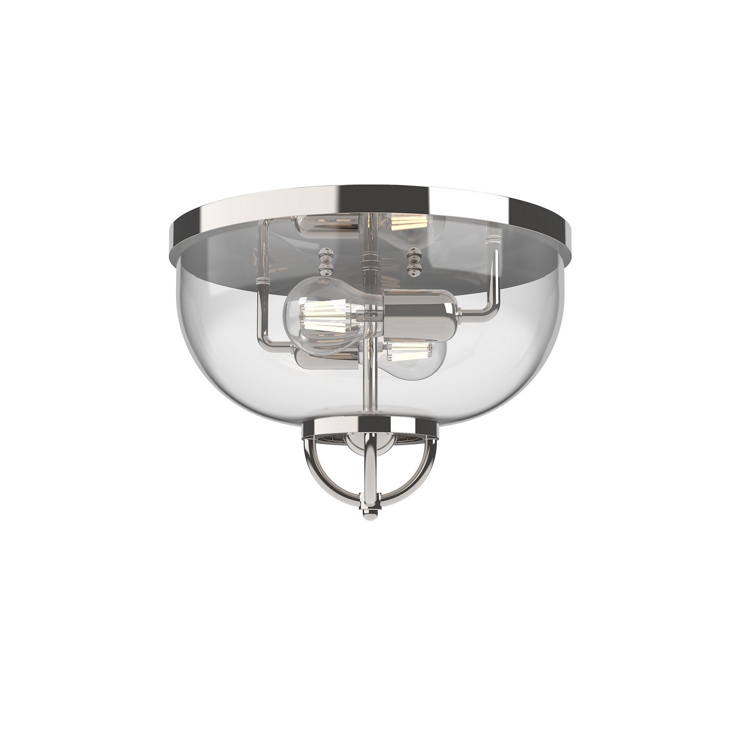 Alora - FM361102PN - Flush Mount - Lancaster - Polished Nickel