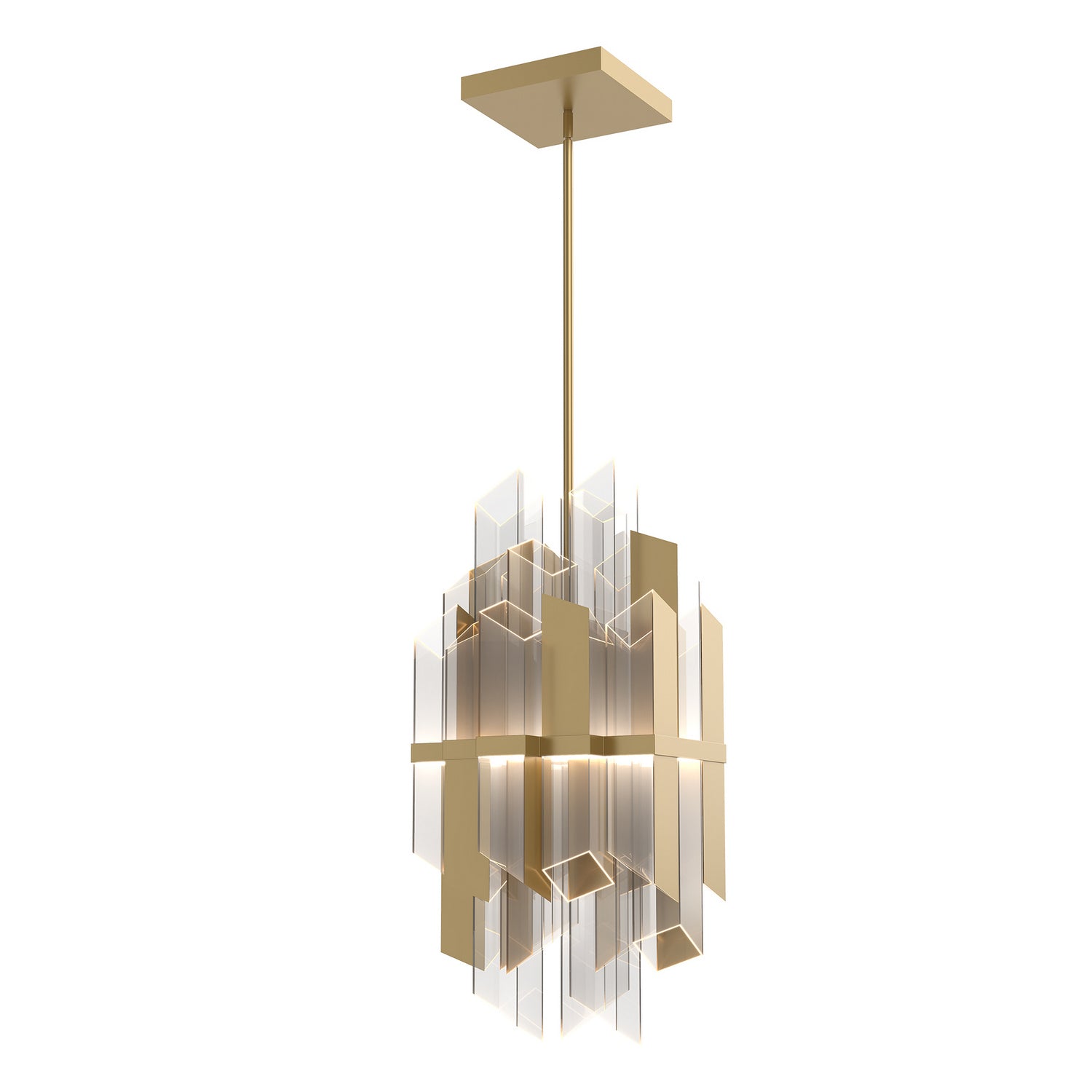 Alora - PD318020TG - LED Pendant - Rowland - Titanium Gold