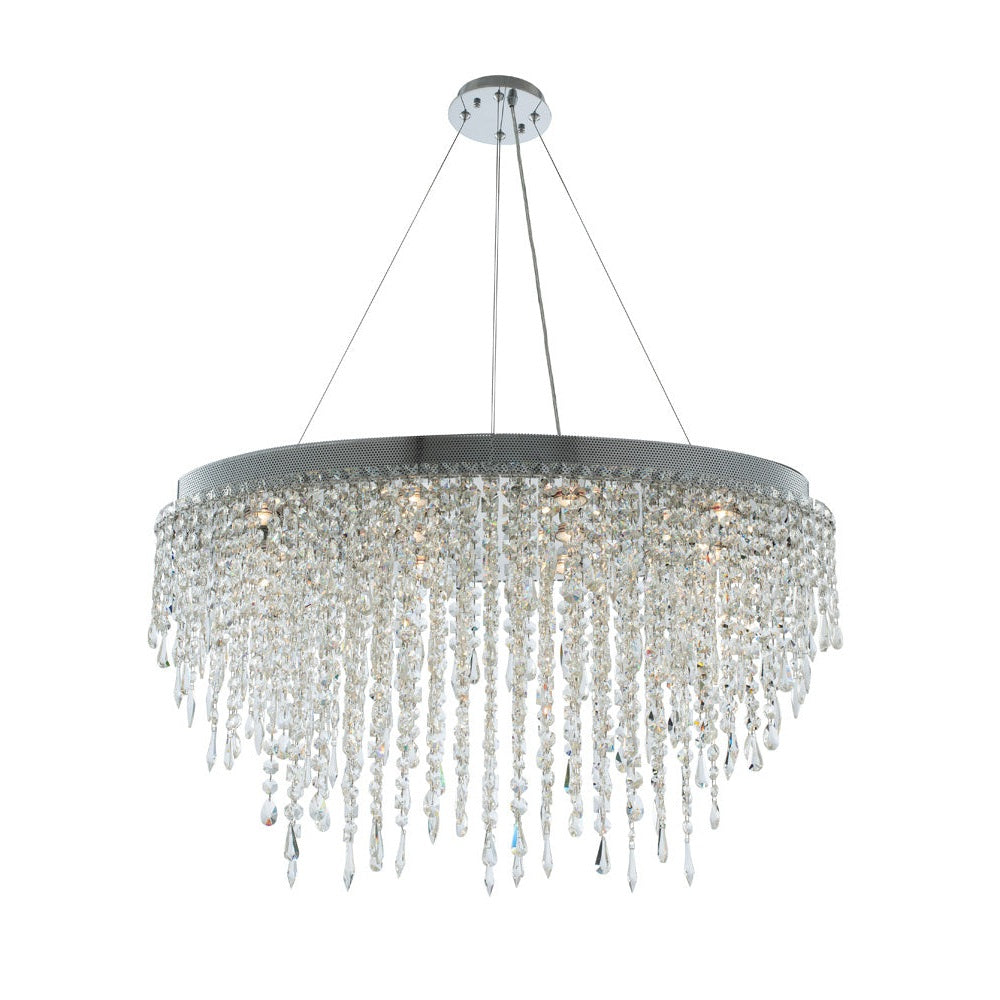 Allegri - 028259-010-FR001 - Ten Light Convertible Pendant - Flush Mount - Tenuta - Polished Chrome