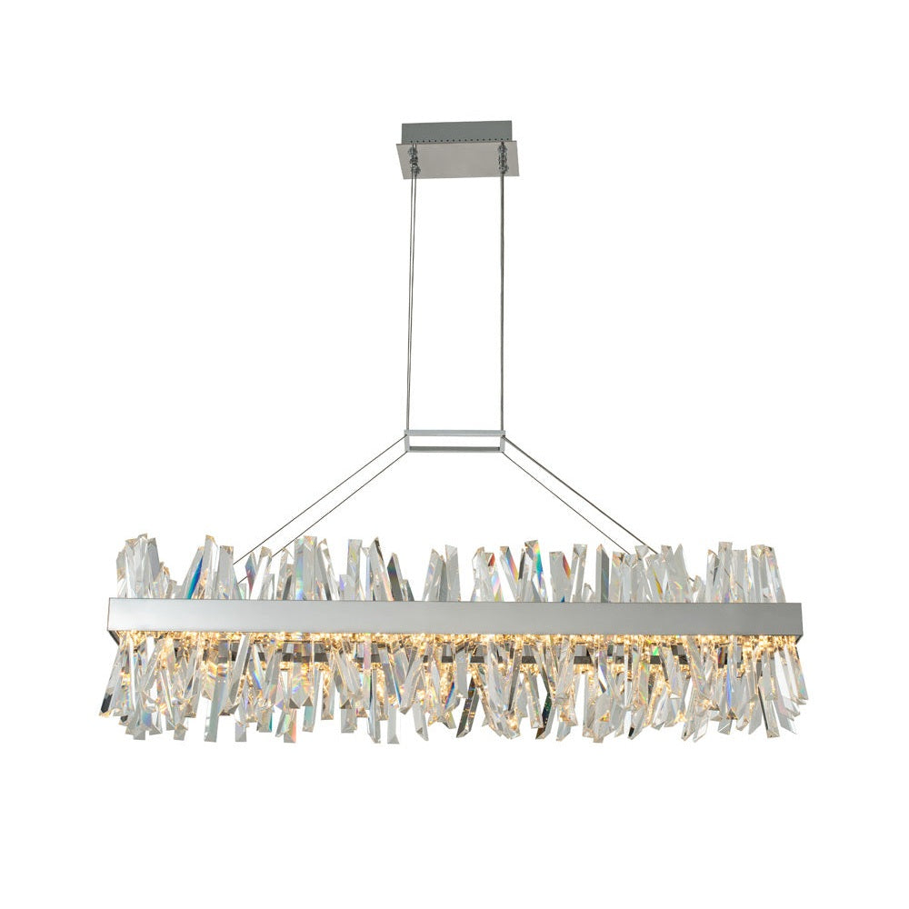 Allegri - 030260-010 - LED Island Pendant - Glacier - Polished Chrome
