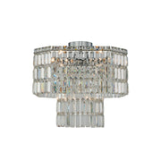 Allegri - 036545-010-FR001 - Six Light Semi Flush Mount - Livelli - Polished Chrome