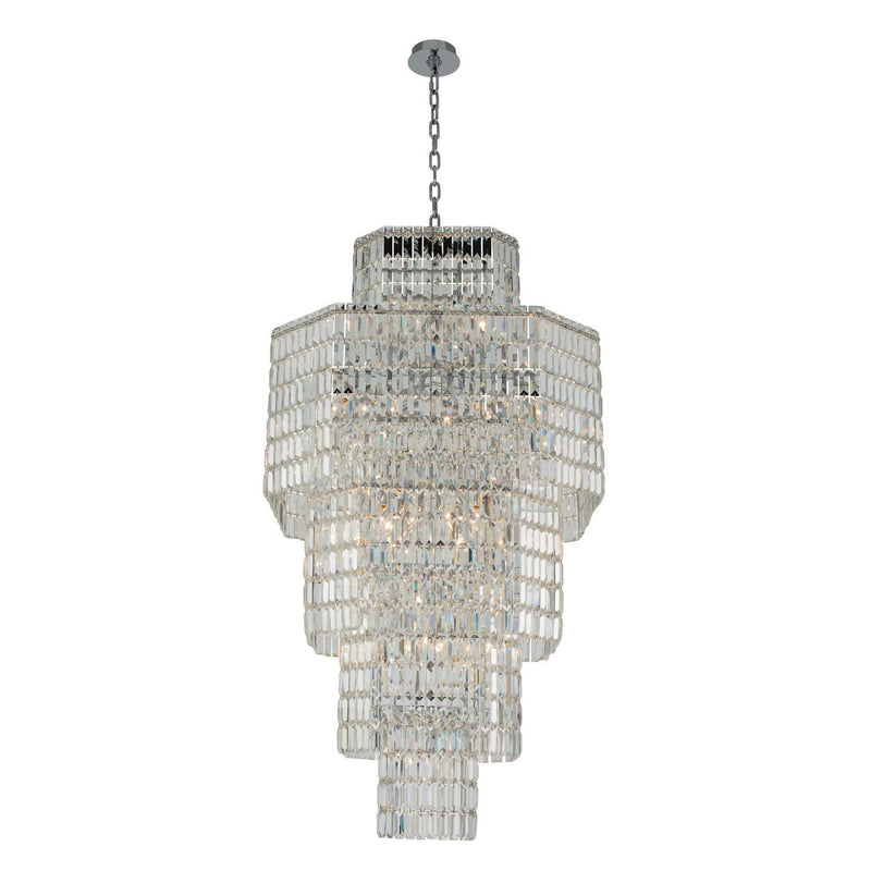 Allegri - 036551-010-FR001 - 25 Light Foyer Pendant - Livelli - Polished Chrome