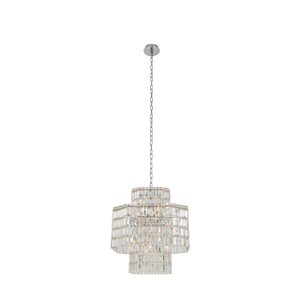 Allegri - 036555-010-FR001 - 12 Light Pendant - Livelli - Polished Chrome