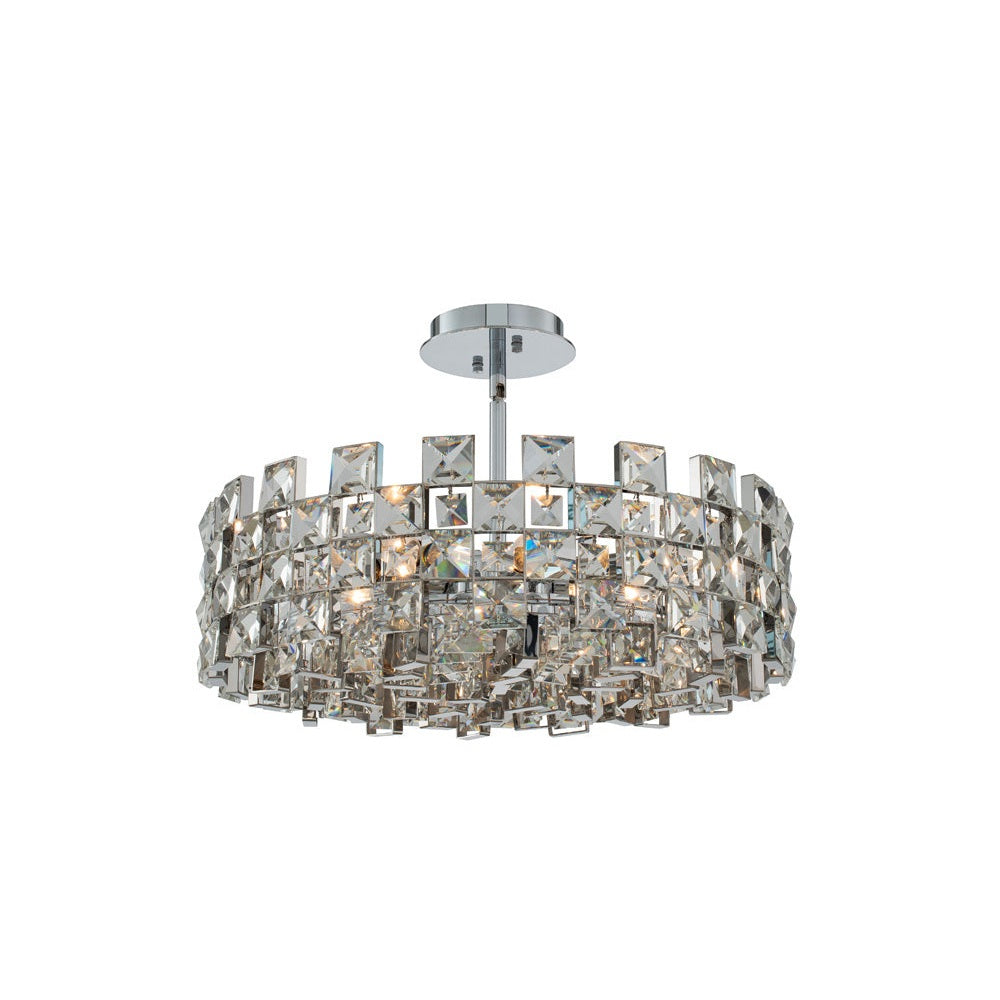Allegri - 036655-010-FR001 - Eight Light Pendant - Piazze - Polished Chrome