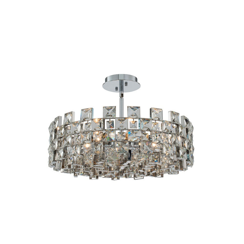 Allegri - 036655-010-FR001 - Eight Light Pendant - Piazze - Polished Chrome