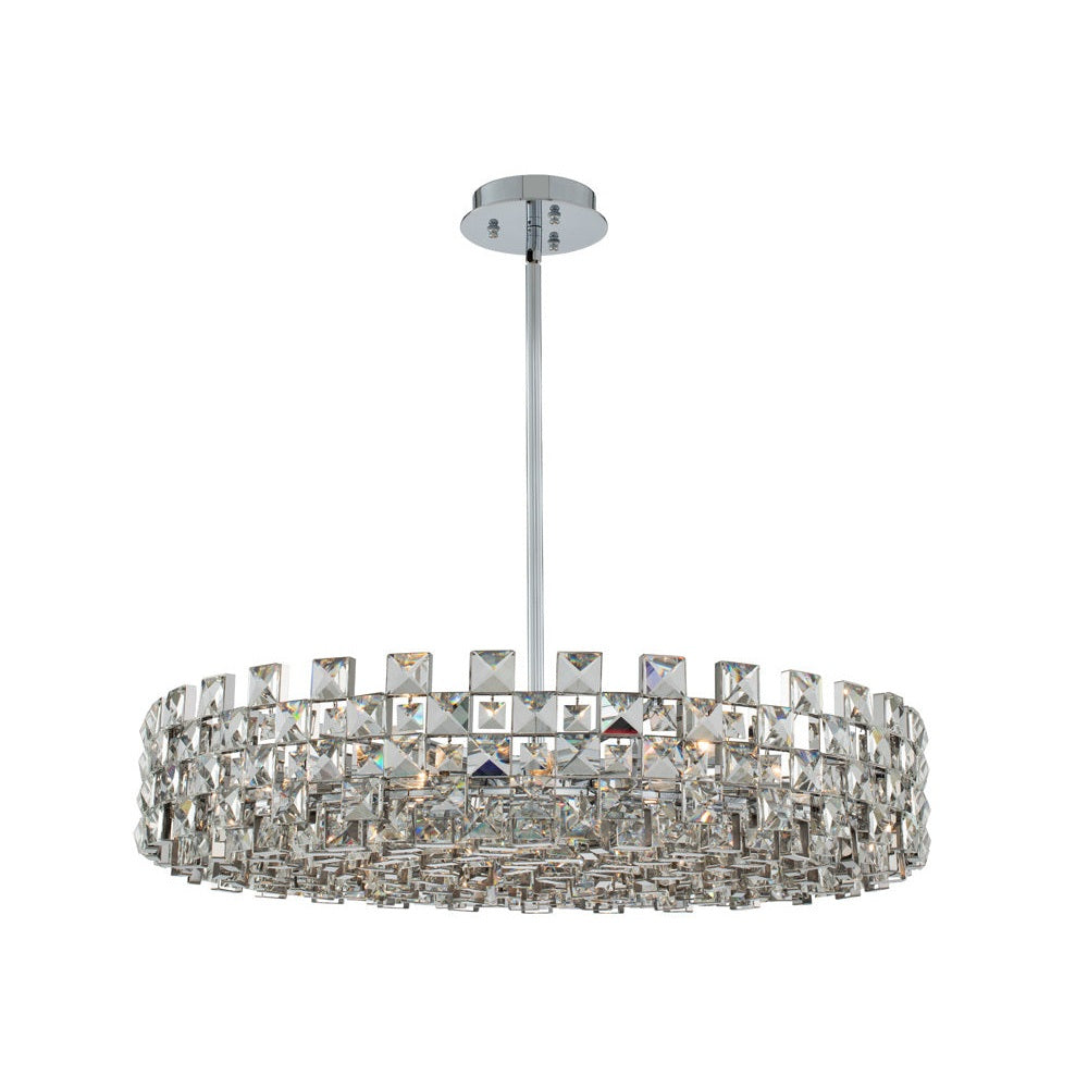 Allegri - 036657-010-FR001 - 12 Light Pendant - Piazze - Polished Chrome
