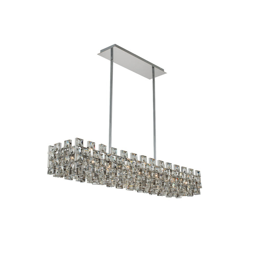 Allegri - 036661-010-FR001 - Eight Light Island Pendant - Piazze - Polished Chrome