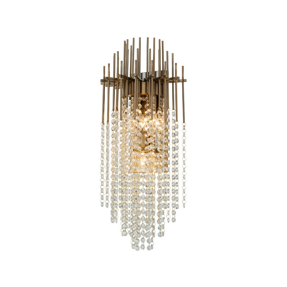 Allegri - 037621-038-FR001 - Three Light Wall Sconce - Estrella - Brushed Champagne Gold