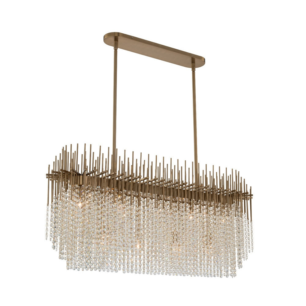 Allegri - 037661-038-FR001 - Island Pendant - Estrella - Brushed Champagne Gold