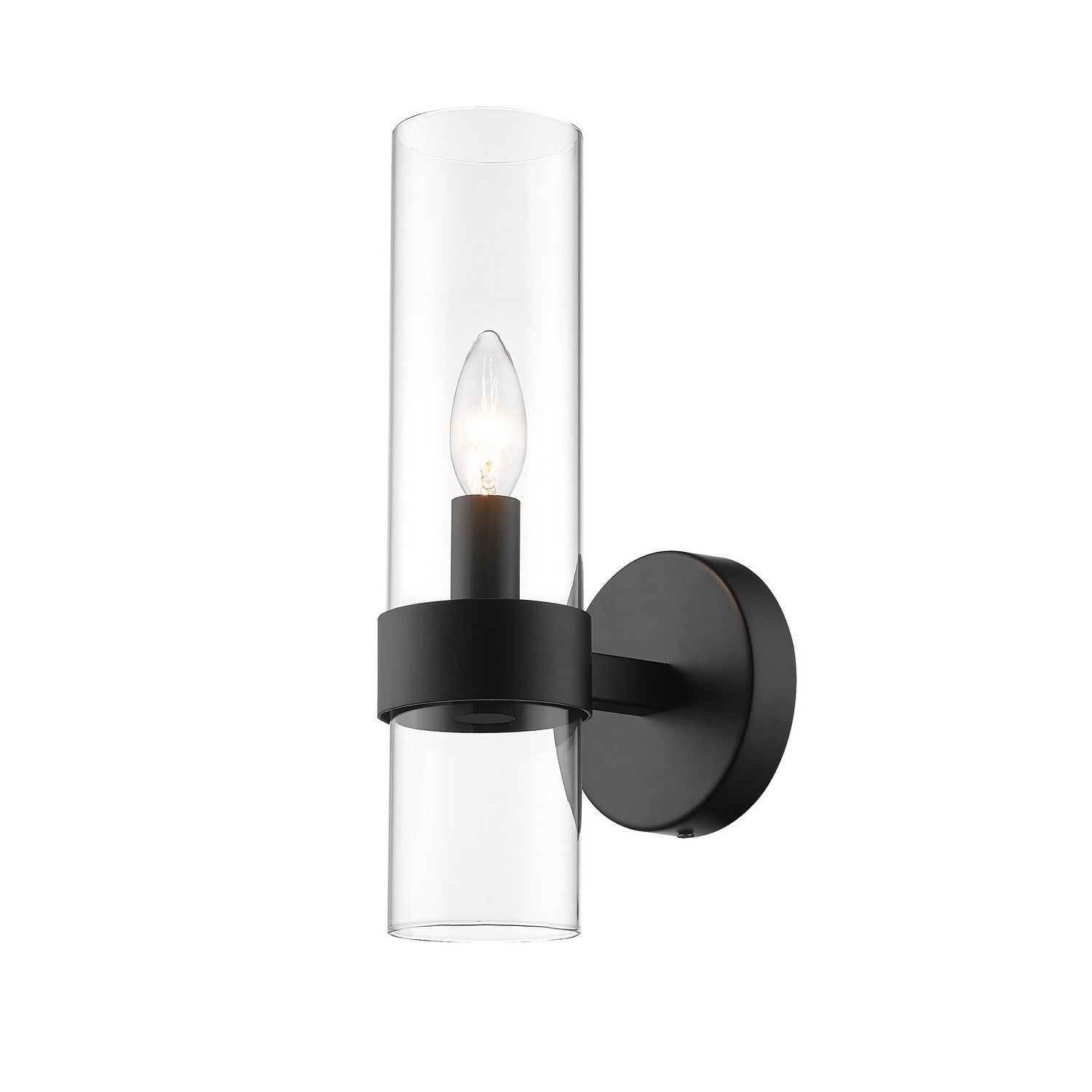 Z-Lite - 4008-1S-MB - One Light Wall Sconce - Datus - Matte Black