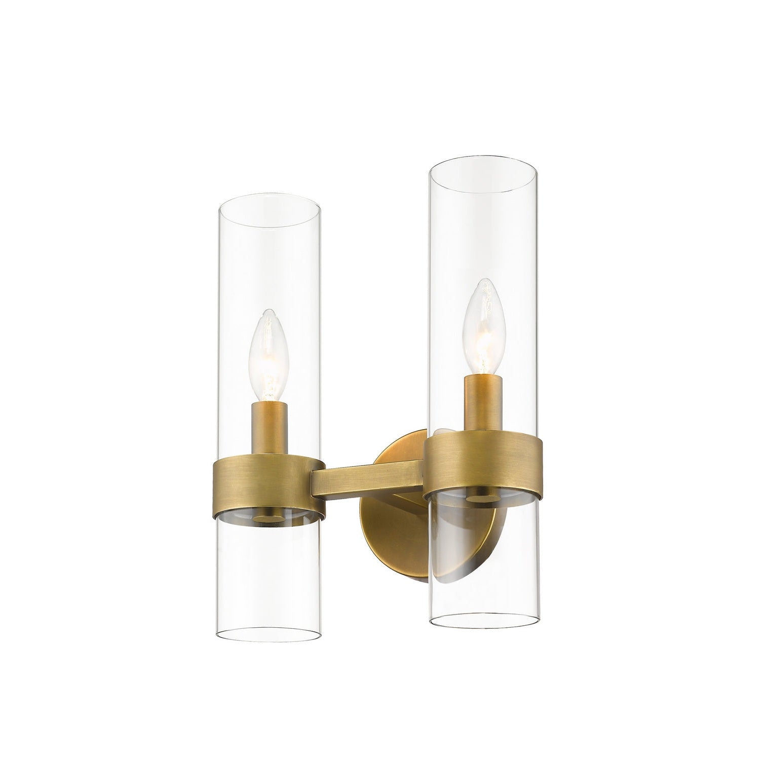 Z-Lite - 4008-2S-RB - Two Light Wall Sconce - Datus - Rubbed Brass