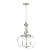 Z-Lite - 473P16-BN - Three Light Pendant - Joliet - Brushed Nickel