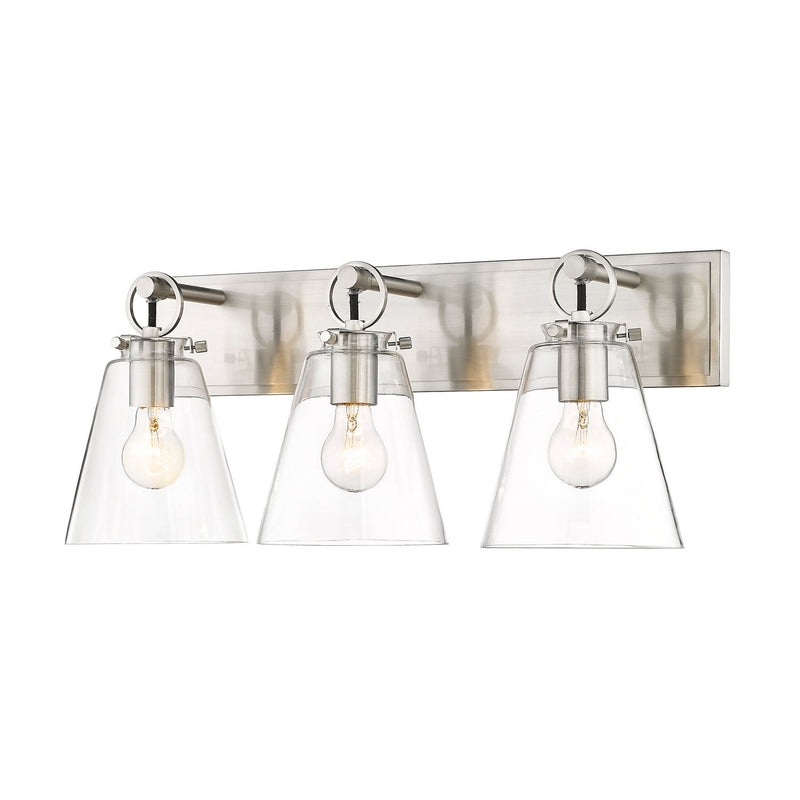 Z-Lite - 483-3V-BN - Three Light Vanity - Harper - Brushed Nickel
