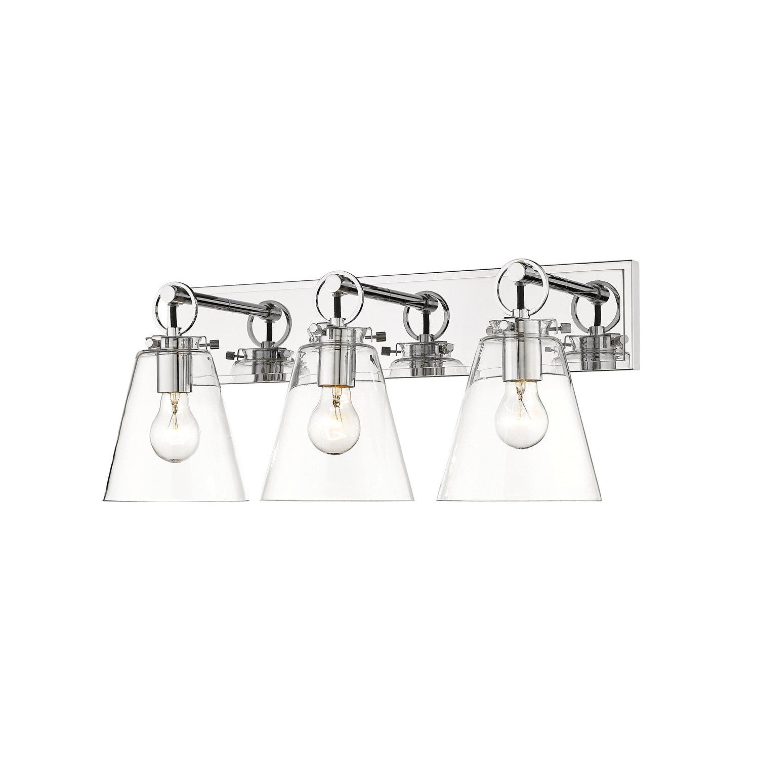 Z-Lite - 483-3V-CH - Three Light Vanity - Harper - Chrome