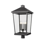 Z-Lite - 568PHXXLR-BK - Four Light Outdoor Post Mount Fixture - Beacon - Black