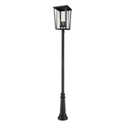 Z-Lite - 571PHXXLR-511P-BK - Four Light Outdoor Post Mounted Fixture - Seoul - Black