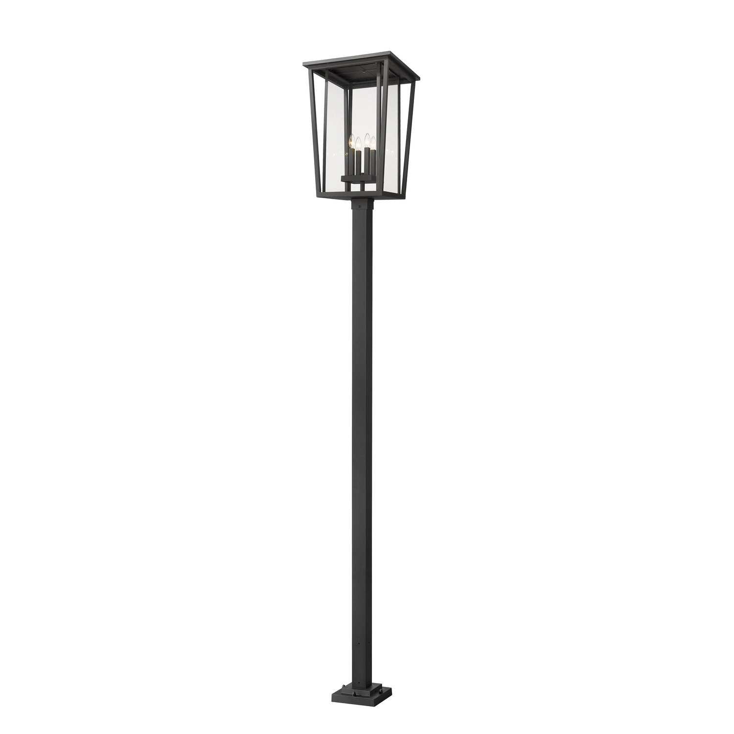 Z-Lite - 571PHXXLS-536P-BK - Four Light Outdoor Post Mounted Fixture - Seoul - Black