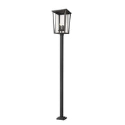 Z-Lite - 571PHXXLS-536P-BK - Four Light Outdoor Post Mounted Fixture - Seoul - Black