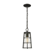 Z-Lite - 591CHM-BK - One Light Outdoor Chain Mount Ceiling Fixture - Helix - Black