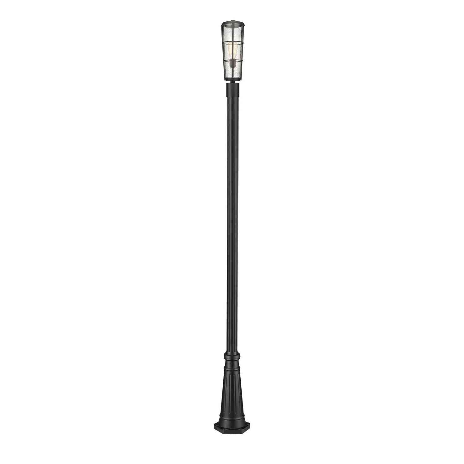 Z-Lite - 591PHB-519P-BK - One Light Outdoor Post Mounted Fixture - Helix - Black
