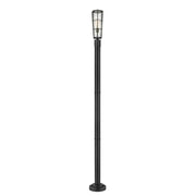 Z-Lite - 591PHB-567P-BK - One Light Outdoor Post Mounted Fixture - Helix - Black