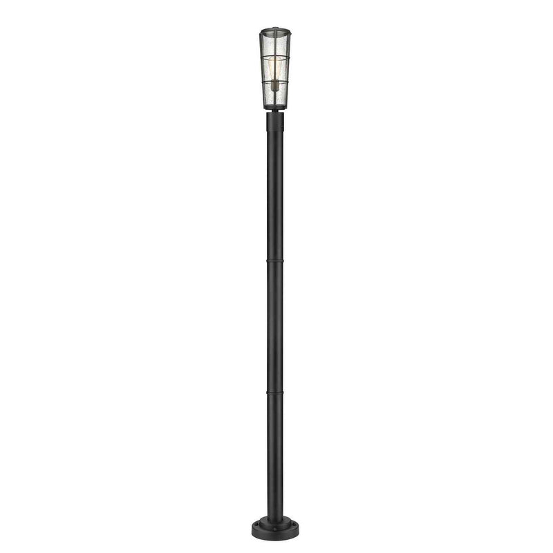Z-Lite - 591PHB-567P-BK - One Light Outdoor Post Mounted Fixture - Helix - Black
