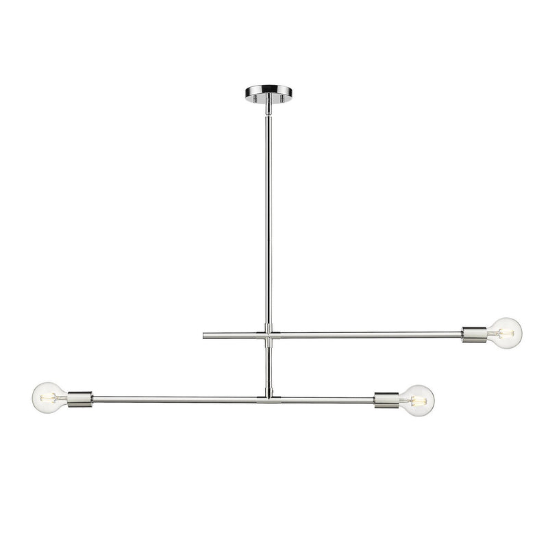 Z-Lite - 731-3CH - Three Light Chandelier - Modernist - Chrome