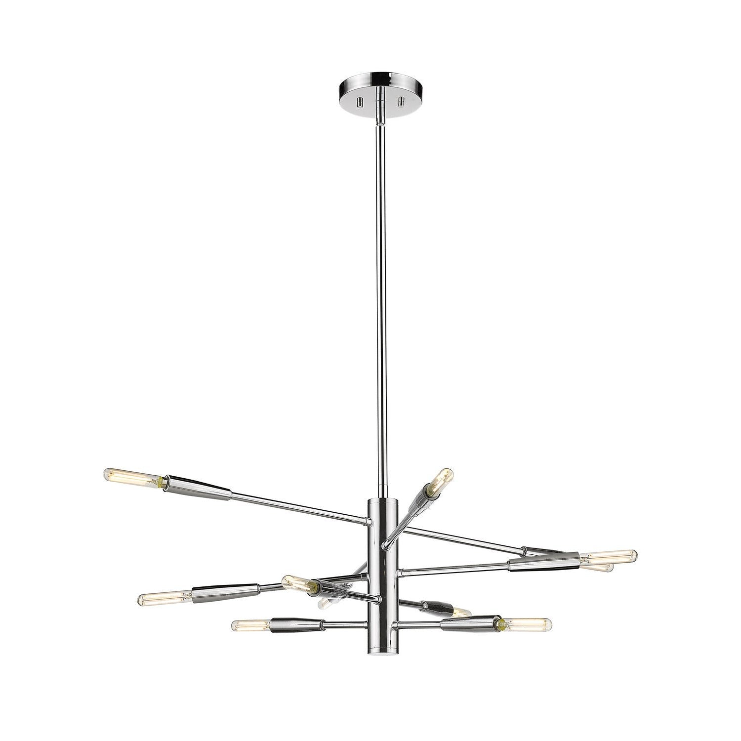 Z-Lite - 737-10CH - Ten Light Chandelier - Ascension - Chrome