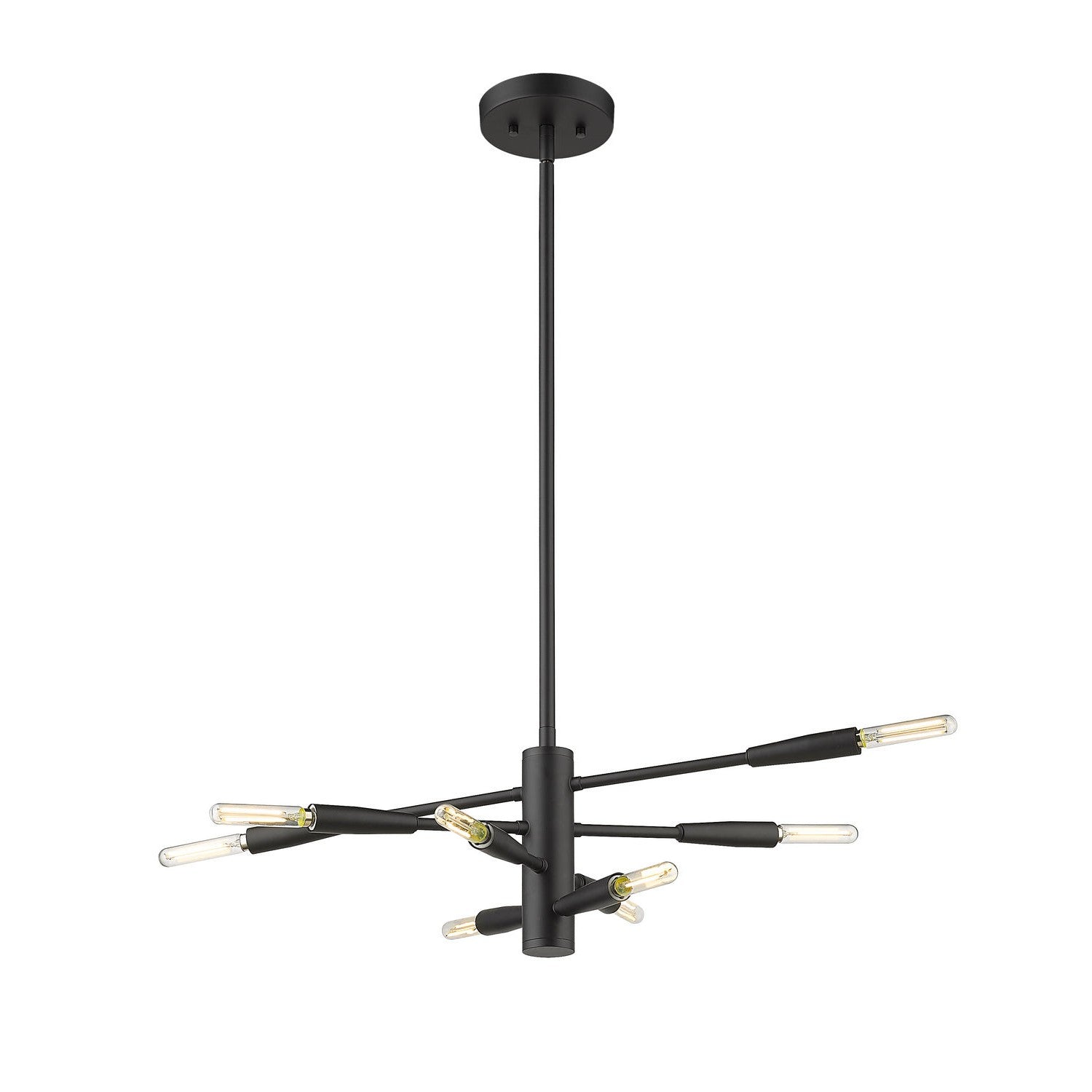 Z-Lite - 737-8MB - Eight Light Chandelier - Ascension - Matte Black