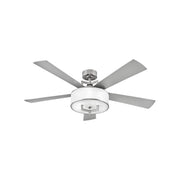 Hinkley - 903056FBN-LID - 56"Ceiling Fan - Hampton - Brushed Nickel