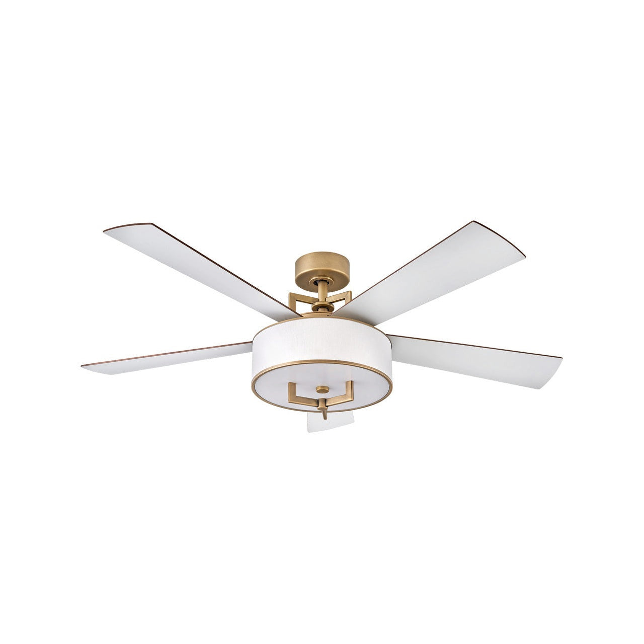 Hinkley - 903056FHB-LID - 56"Ceiling Fan - Hampton - Heritage Brass