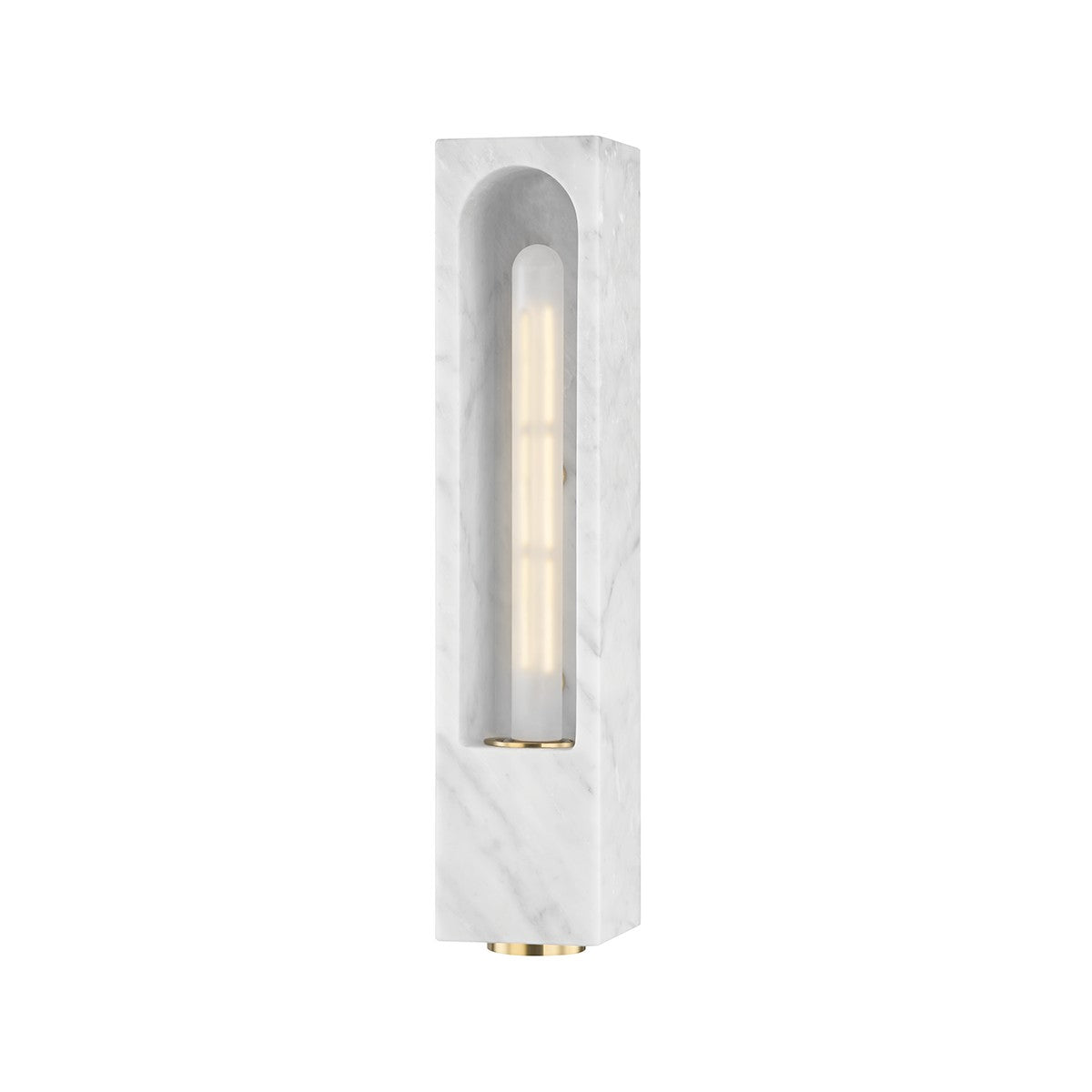 Hudson Valley - 3091-WM - One Light Wall Sconce - Erwin - White Marble