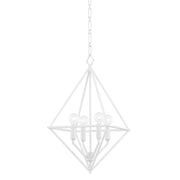 Hudson Valley - 3117-WP - Three Light Lantern - Haines - White Plaster
