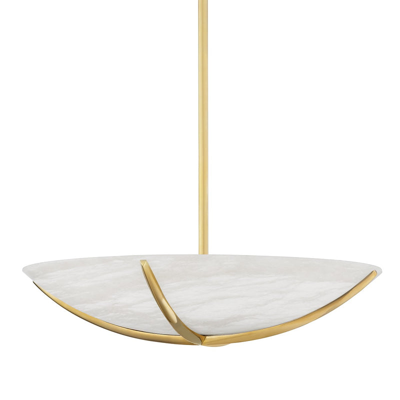 Hudson Valley - 3522-AGB - Six Light Pendant - Wheatley - Aged Brass