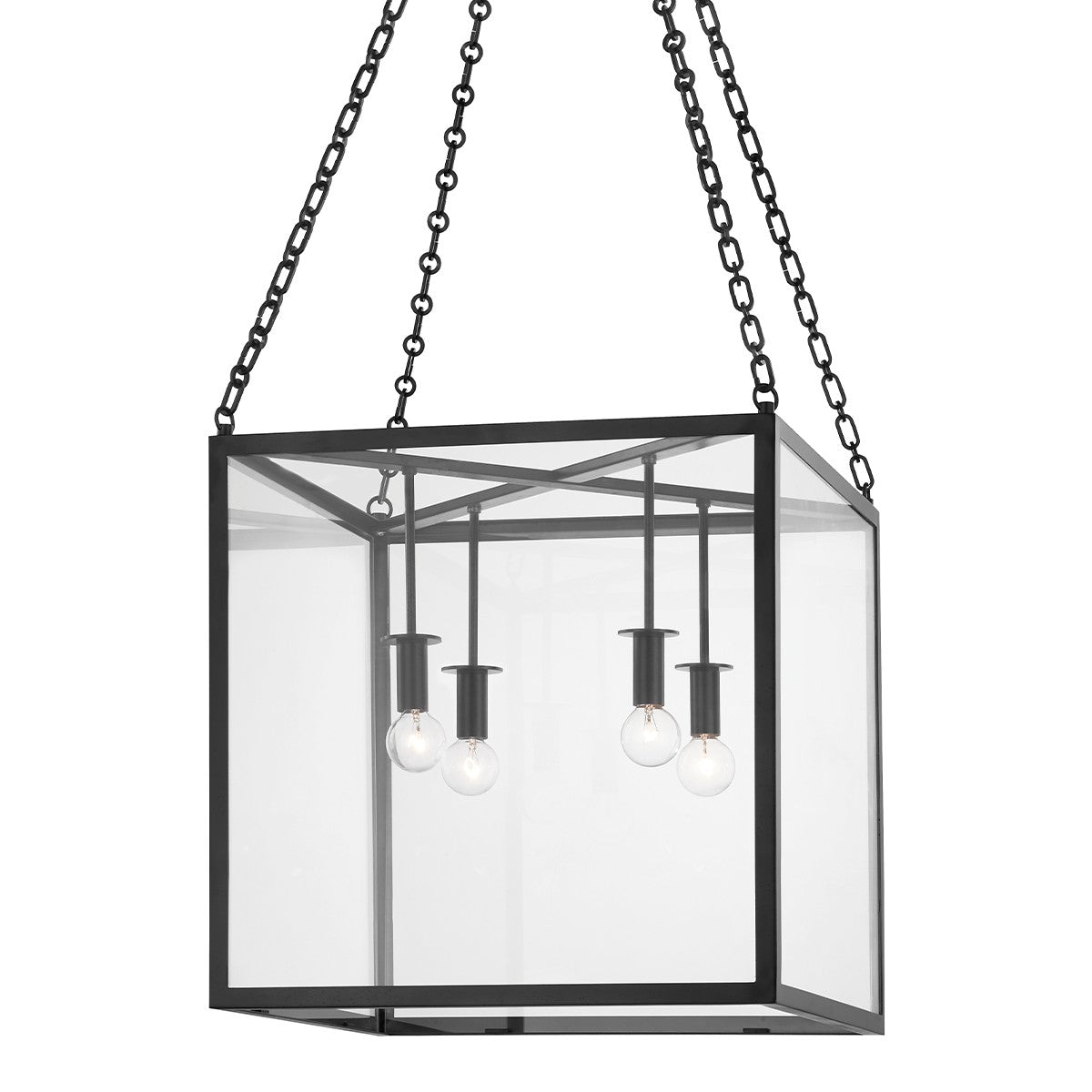 Hudson Valley - 4118-AI - Four Light Lantern - Catskill - Aged Iron